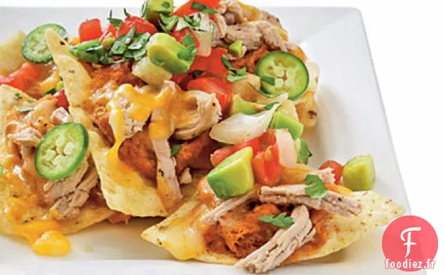 Nachos de Porc et Haricots Pinto