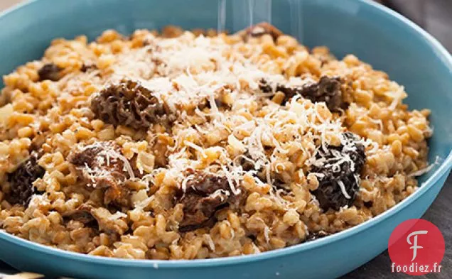 Risotto Farro Aux Champignons Sauvages