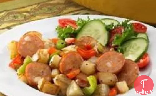 Johnsonville® Chipotle et Fromage Monterey Jack Saucisse de Poulet Hachis de Pommes de terre