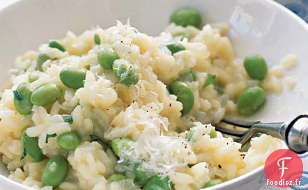 Risotto à l'Edamame, au Zeste de Citron et à l'Estragon