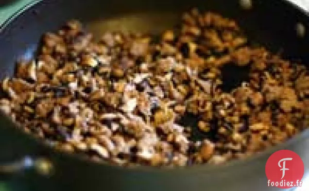 Risotto À La Saucisse Italienne Et Aux Champignons