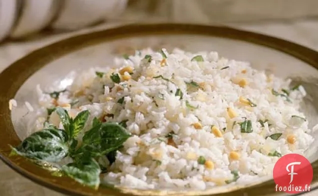 Pilaf de Noix de Pin et de Riz