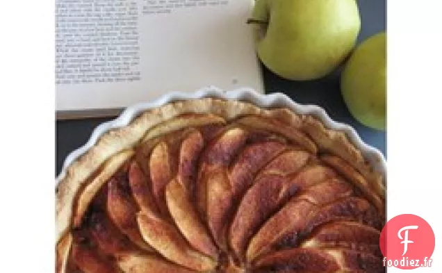 Tarte aux Pommes Française (Tarte de Pommes à la Normande)