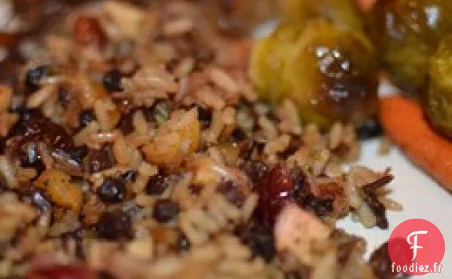 Farce de Riz aux Pommes, Herbes et Bacon