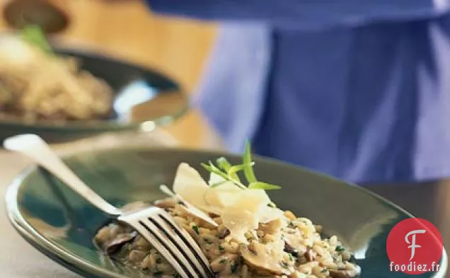 Risotto aux Champignons et aux Herbes