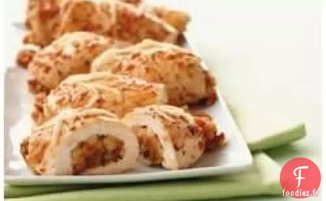 Bruschetta ' n Cheese Farcie-Poitrines de Poulet