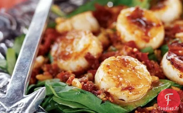 Salade d'Épinards et de Pétoncles