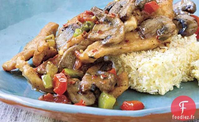 Grillades De Porc Faciles Sur Des Galettes De Gruau En Croûte De Panko