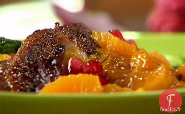 Magret de Canard aux Clémentines et Chou Frisé Toscan