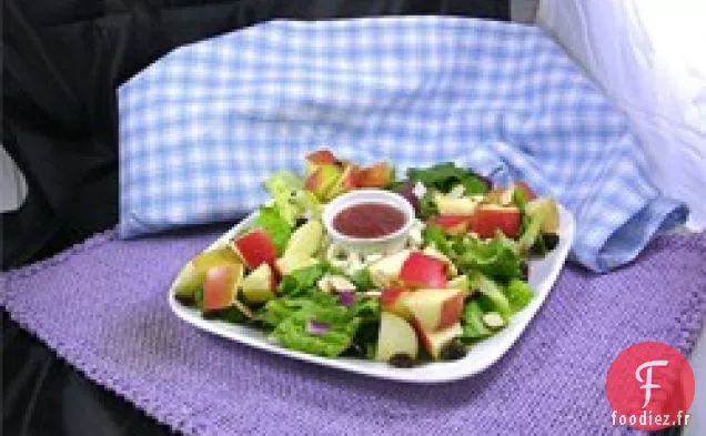 Salade Croquante aux Pommes et Aux Amandes