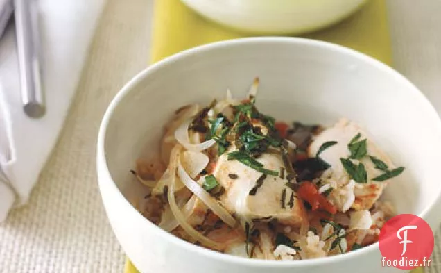 Poulet au Four et Riz