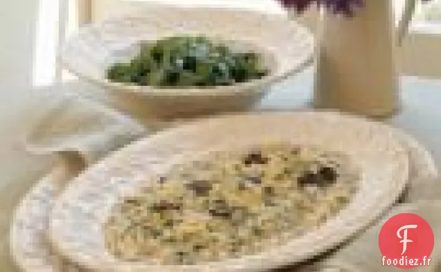 Risotto À La Ciboulette À L'Huile De Truffe