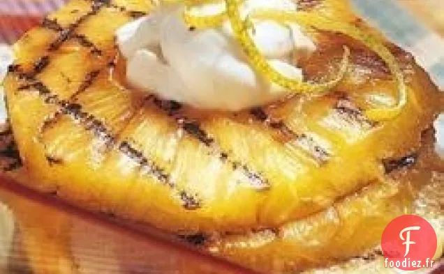 Ananas Grillé à la Crème de Mascarpone