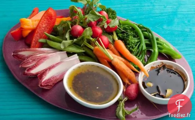 Crudite à l'Huile d'Olive Infusée et Balsamique