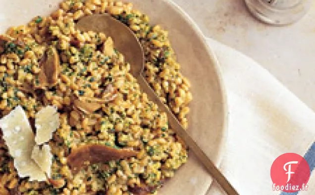 Risotto Au Farro Et Aux Cèpes