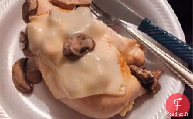 Champignons et Poulet Suisse