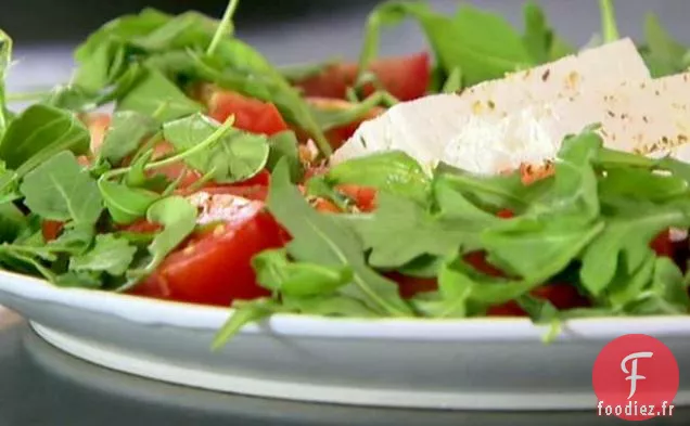 Salade d'Origan, Feta et Tomates