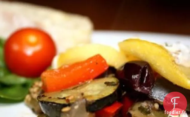 Ratatouille aux Rondelles de Polenta