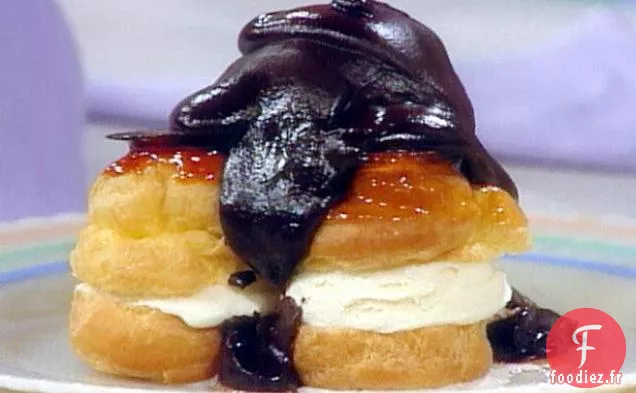 Choux à La Crème Garnis de Caramel