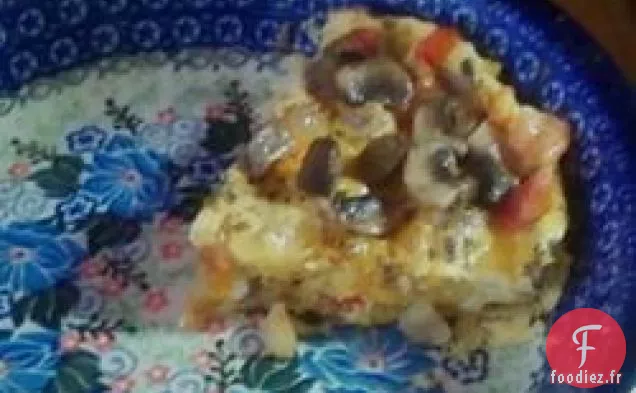 Casserole de Frittata Rapide au Micro-ondes