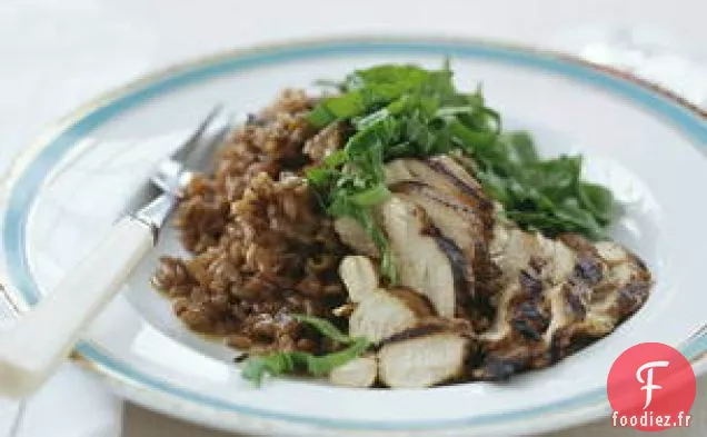 Risotto Ivre Au Poulet Grillé