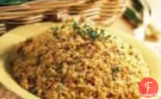 Riz Brun Au Four Avec Tomates Rôties