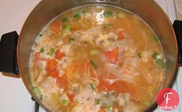 Soupe de Crevettes Piquante et Aigre