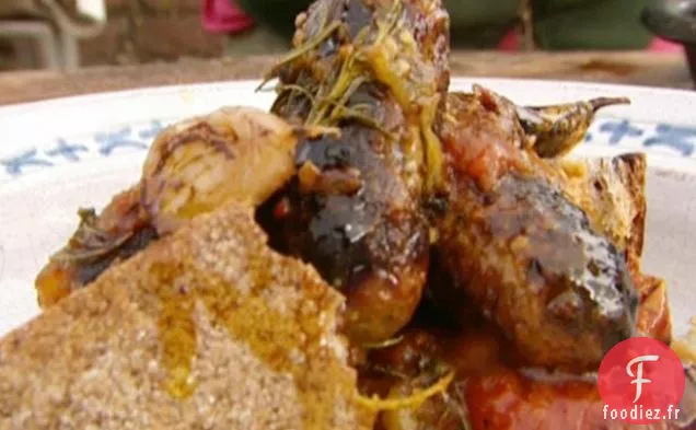 Cuisson de Tomates Cerises et Saucisses