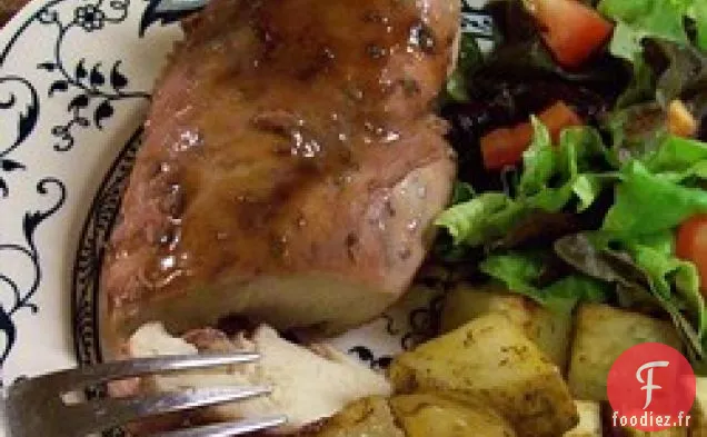 Poulet Balsamique aux Mûres