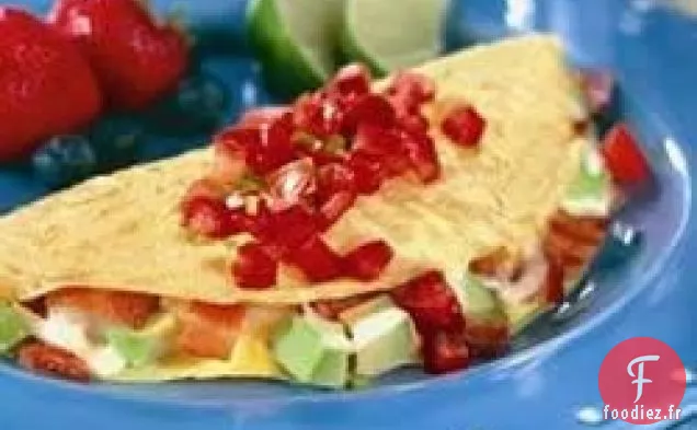 Omelette au Bacon, Avocat et Fromage