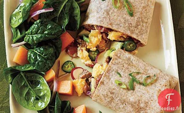 Burrito à la Saucisse et aux Œufs