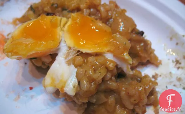 Risotto aux Crevettes au Coucher du Soleil de Noah B