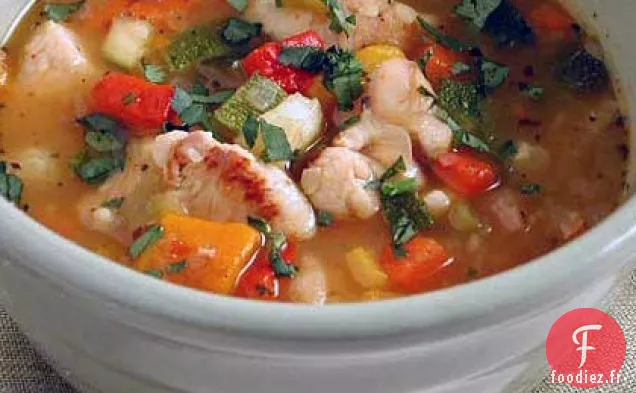 Ragoût de Poulet aux Poivrons Doux
