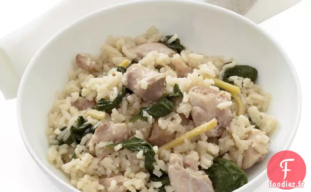 Cuiseur à Riz Poulet au Gingembre et Riz