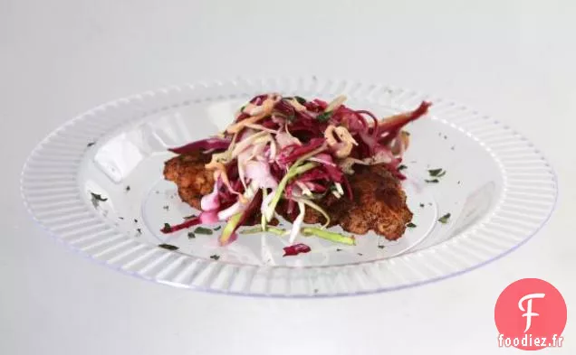 Churro Mahi avec Salade de Jalapeno et Aïoli à la Cannelle