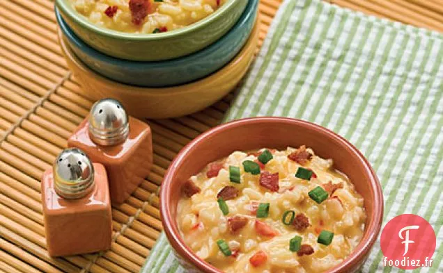 Risotto au Fromage et au Bacon