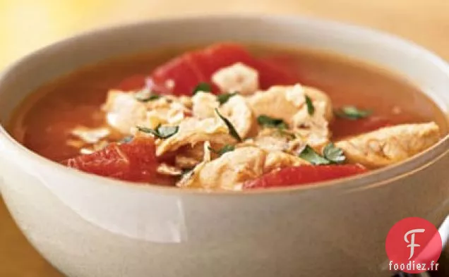Soupe de Tortilla au Poulet Chipotle