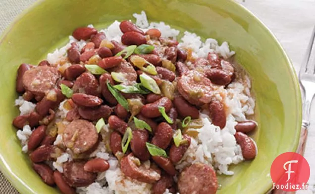 Haricots Rouges et Riz au four
