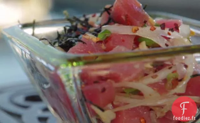 Salade de Poke Ahi et d'Algues