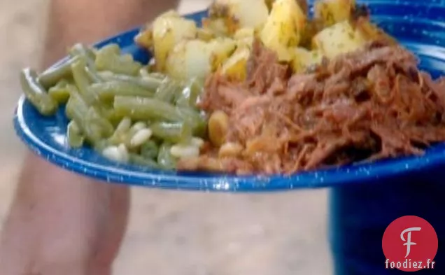 Sandwich au Bœuf BBQ à Face ouverte