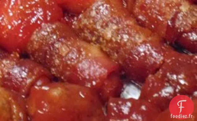Saucisse Enveloppée de Bacon