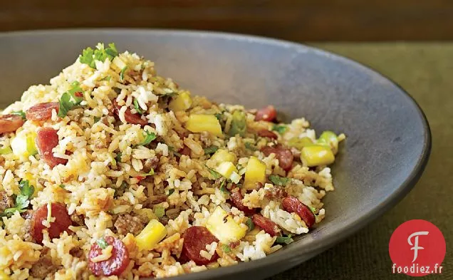 Riz Frit au Porc et à l'Ananas