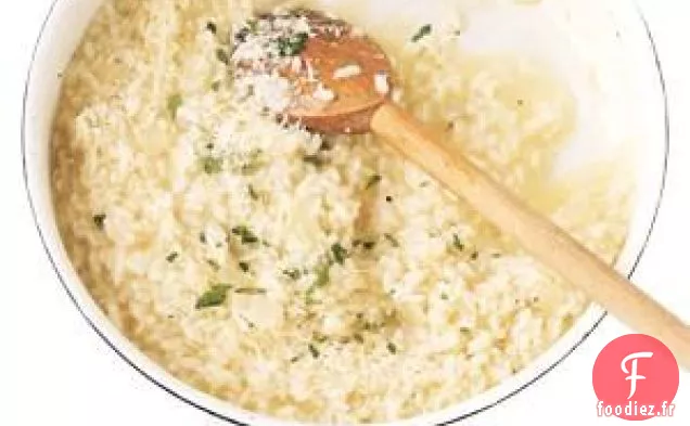 Risotto nécessitant peu d'entretien