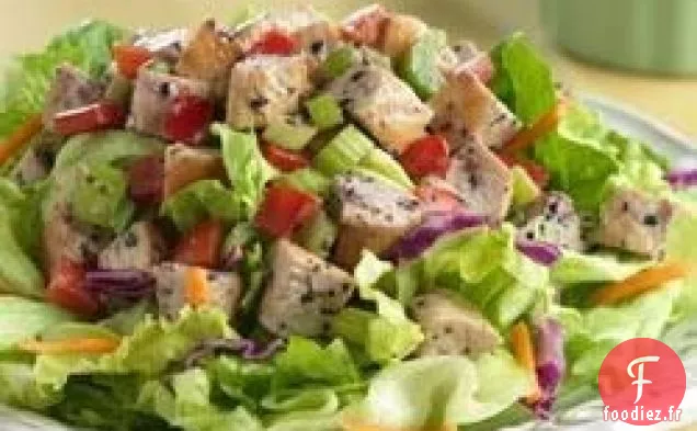 Salade de Poulet au Citron et Aux Bleuets