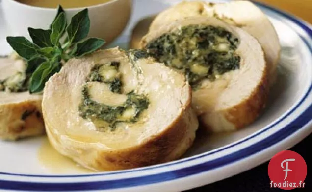 Poitrine de Dinde farcie aux Épinards-Feta