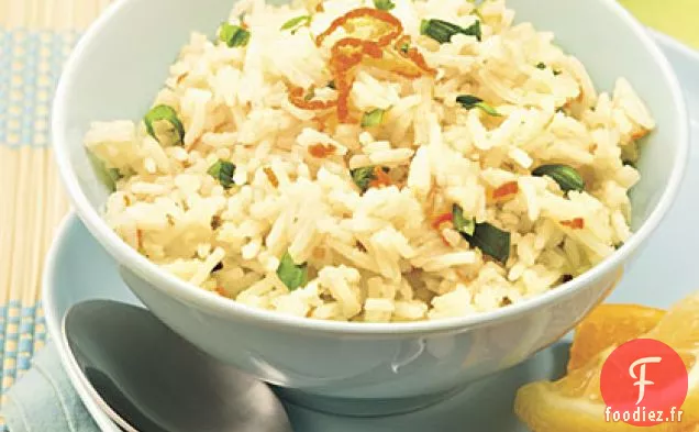 Riz Parfumé Aux Agrumes Au Basilic Frais