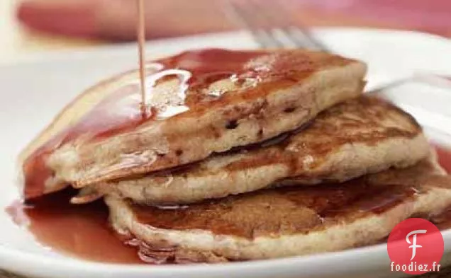 Crêpes Babeurre-Banane au Sirop de Grenade
