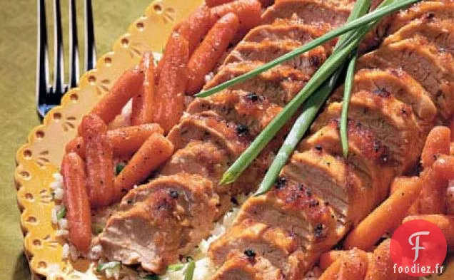 Carottes Sucrées et Riz