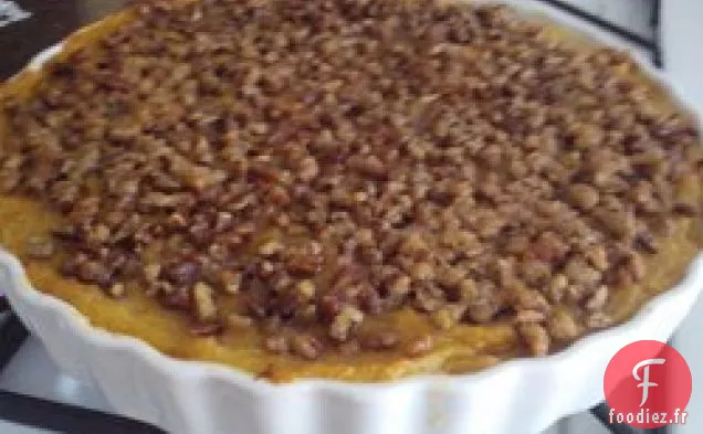 Casserole de Courge avec Garniture Croustillante aux Pacanes