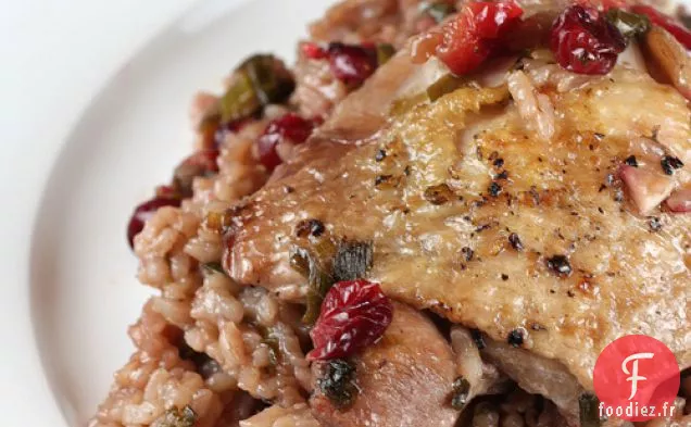 Riz au poulet hoisin aux Canneberges